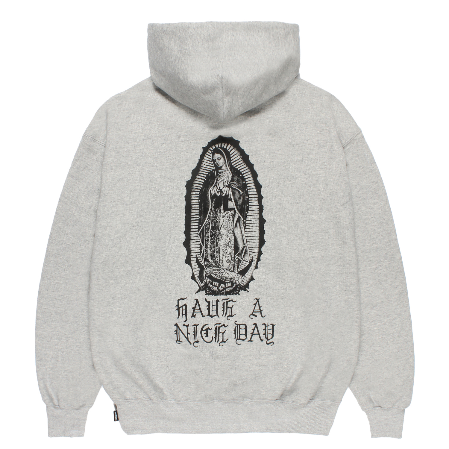 WASHED MIDDLE WEIGHT FULL ZIP HOODED SWEAT SHIRT