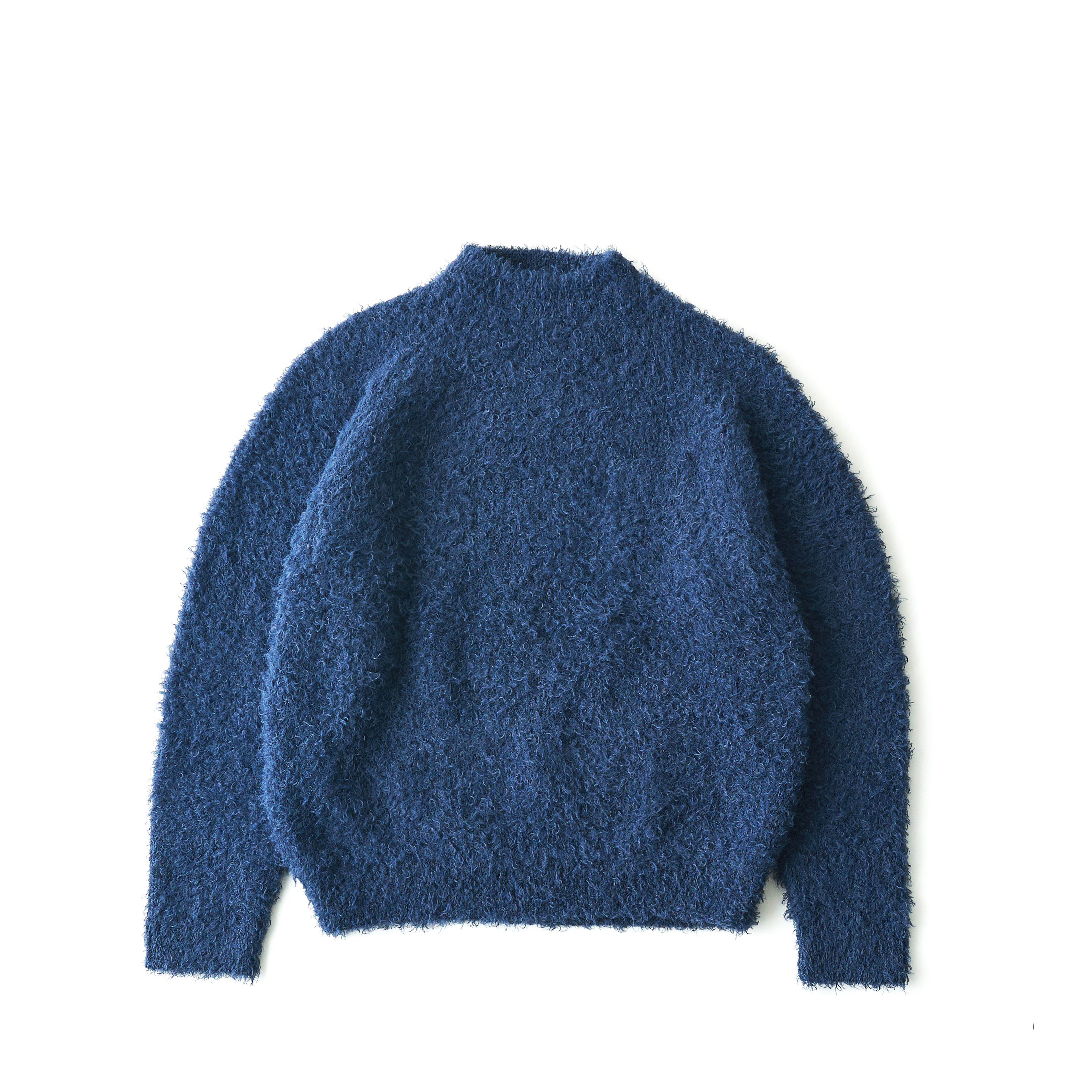 YOKE PATTERN BOTTLE-NECK SWEATER