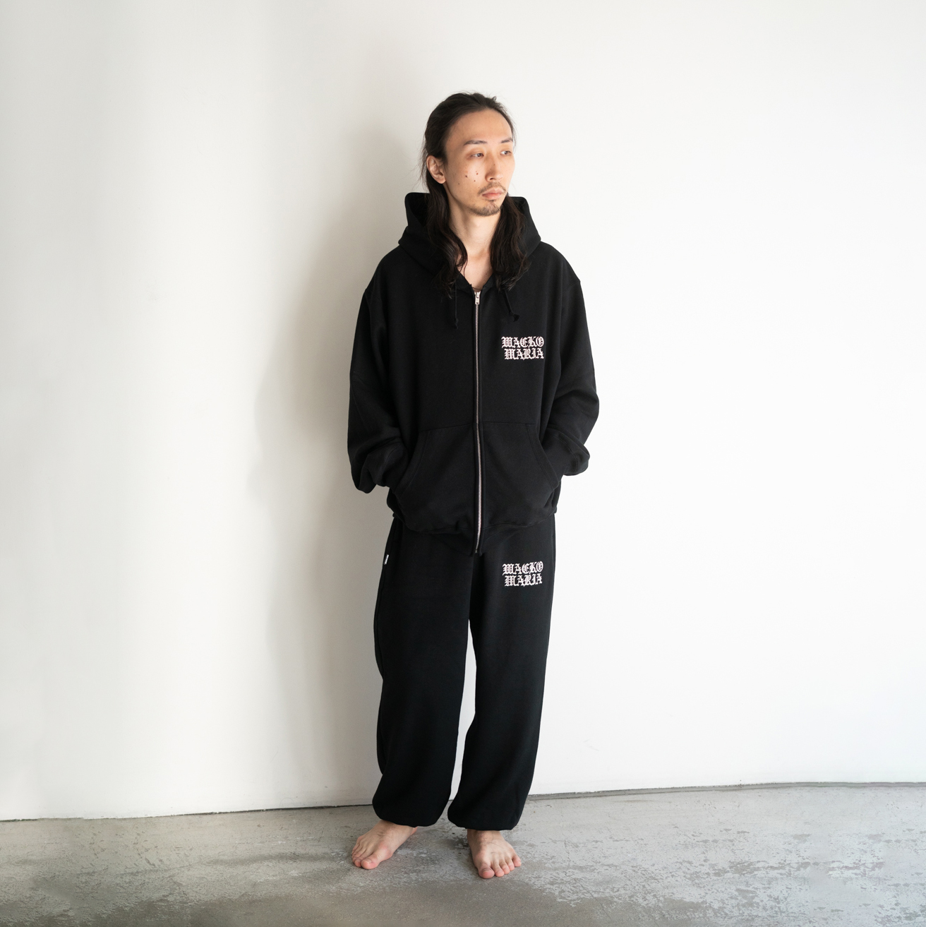 WACKO MARIA / HEAVY WEIGHT FULL ZIP HOODED SWEAT SHIRT (TYPE