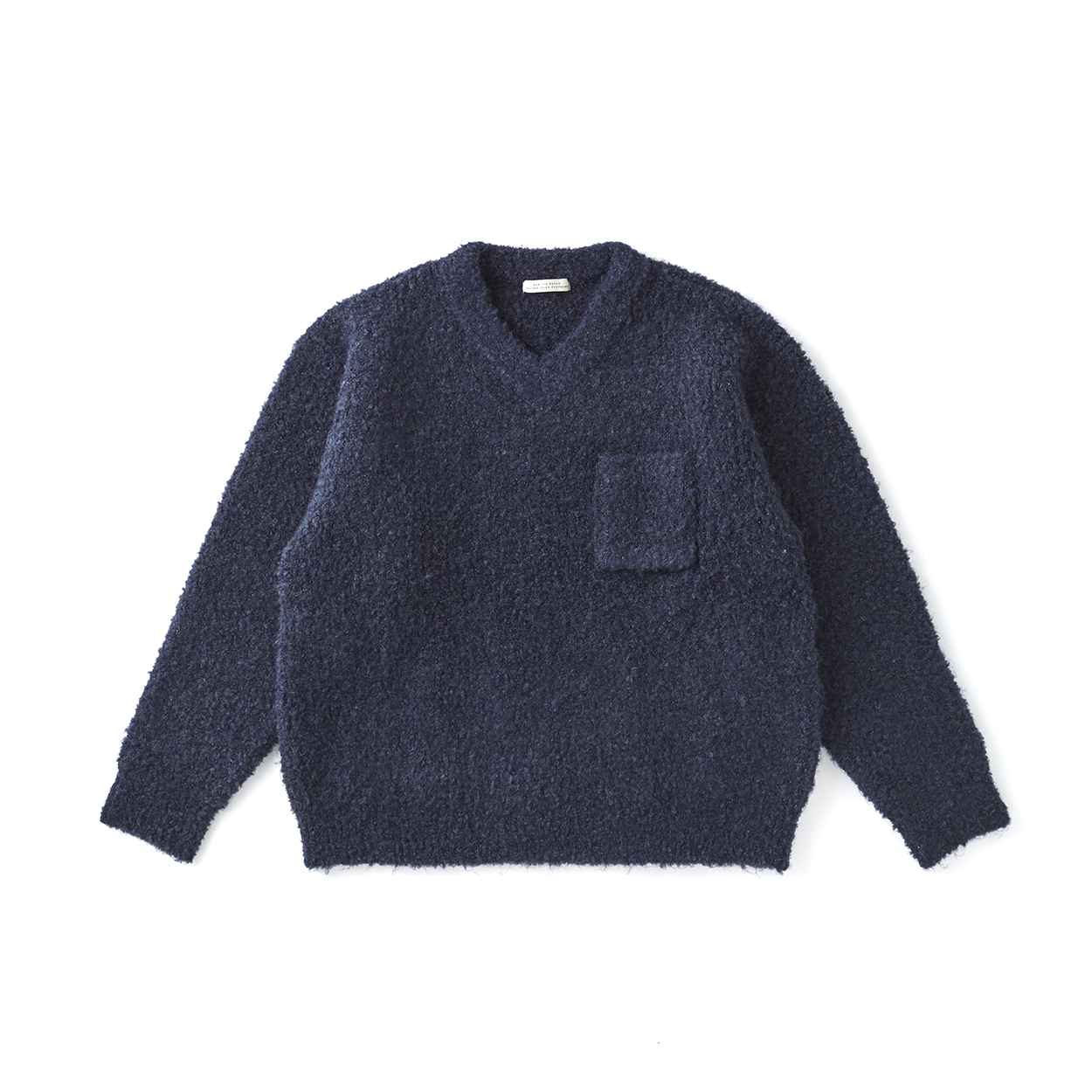 OLD JOE / BOUCLE ALPAKA V-NECK SWEATER / kaddish